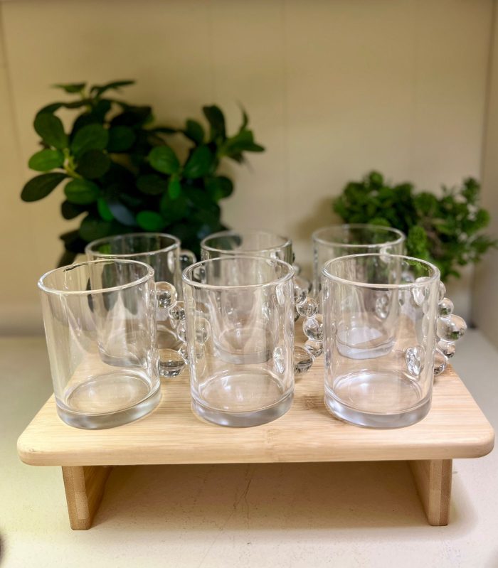 Tazas de Vidrio Asa Esferas - Imagen 2