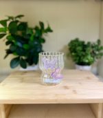 Vaso de Vidrio Mariposas