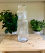 Botella de Vidrio con Vaso