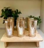 Set X6 Vasos Tornasolados