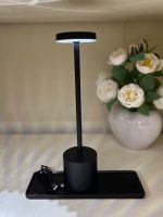 Velador LED Tactil Negro