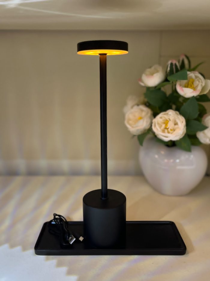 Velador LED Tactil Negro - Imagen 2